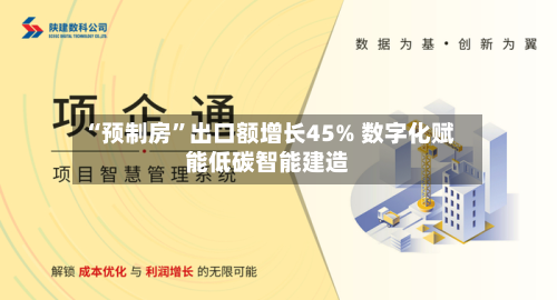 “预制房”出口额增长45% 数字化赋能低碳智能建造-第2张图片