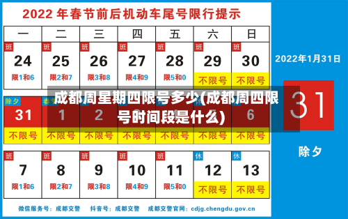 成都周星期四限号多少(成都周四限号时间段是什么)-第3张图片