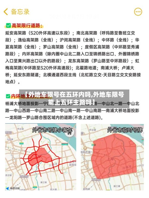 【外地车限号在五环内吗,外地车限号能上五环主路吗】-第3张图片