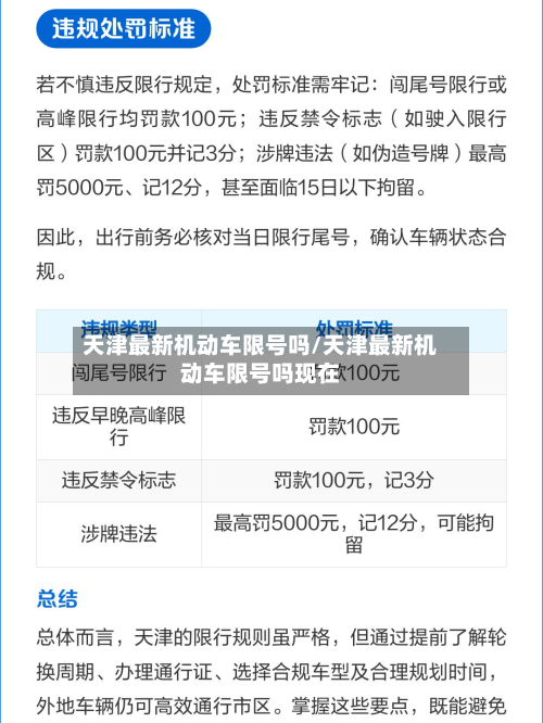 天津最新机动车限号吗/天津最新机动车限号吗现在
