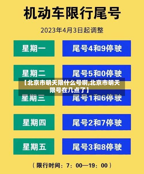 【北京市明天限什么号啊,北京市明天限号在几点了】-第3张图片