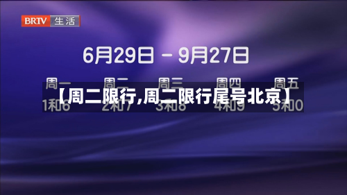 【周二限行,周二限行尾号北京】-第3张图片