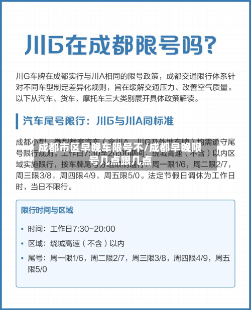 成都市区早晚车限号不/成都早晚限号几点跟几点