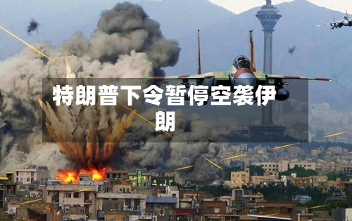 特朗普下令暂停空袭伊朗-第2张图片
