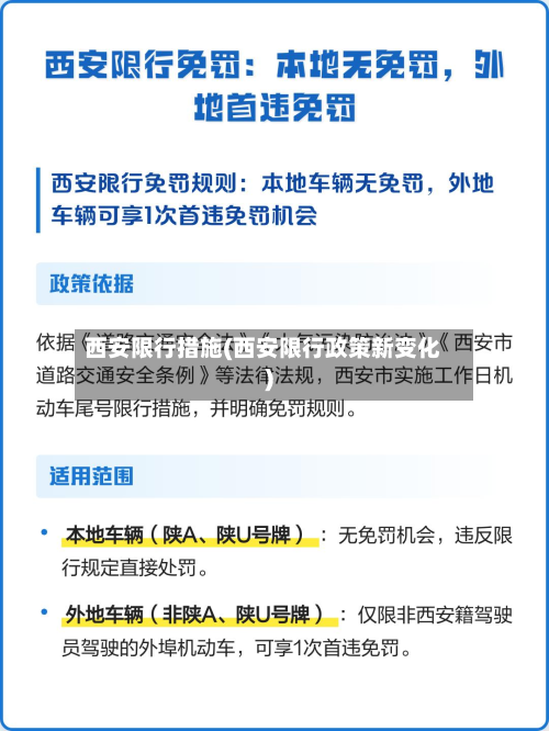 西安限行措施(西安限行政策新变化)-第2张图片
