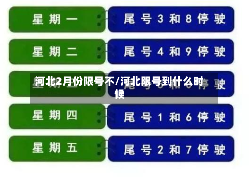 河北2月份限号不/河北限号到什么时候-第2张图片