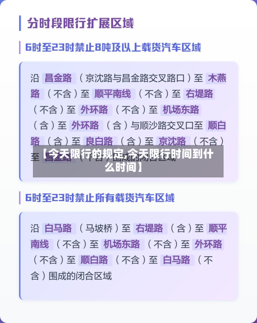 【今天限行的规定,今天限行时间到什么时间】-第3张图片