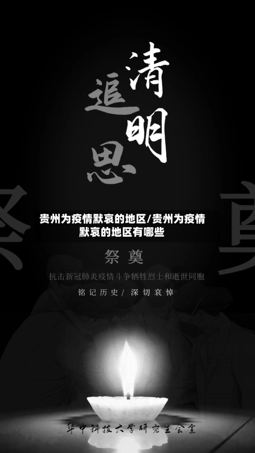 贵州为疫情默哀的地区/贵州为疫情默哀的地区有哪些
