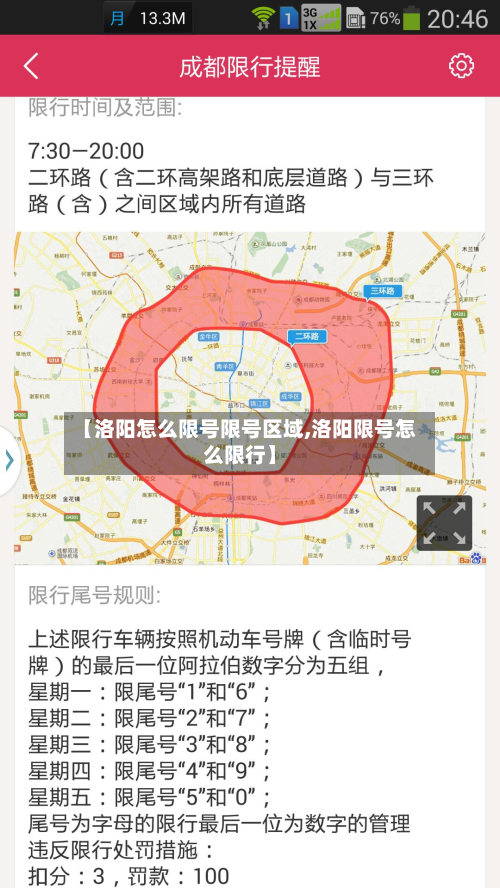【洛阳怎么限号限号区域,洛阳限号怎么限行】
