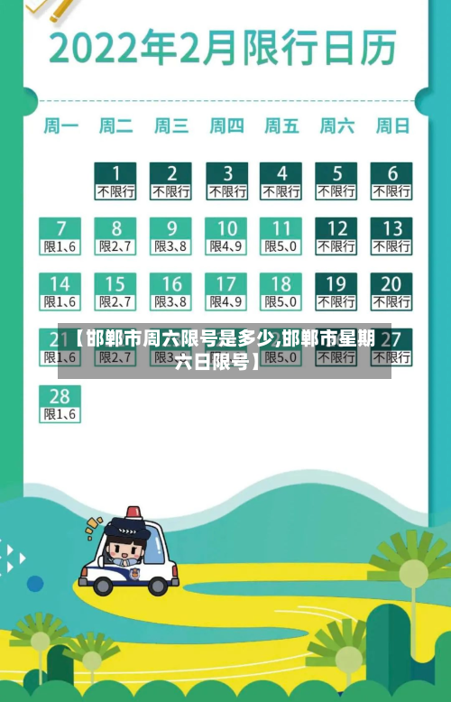 【邯郸市周六限号是多少,邯郸市星期六日限号】