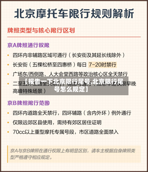 【报告一下北京限行尾号,北京限行尾号怎么规定】-第2张图片
