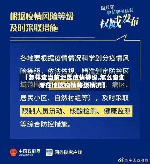 【怎样查当前地区疫情等级,怎么查询所在地区疫情等级情况】