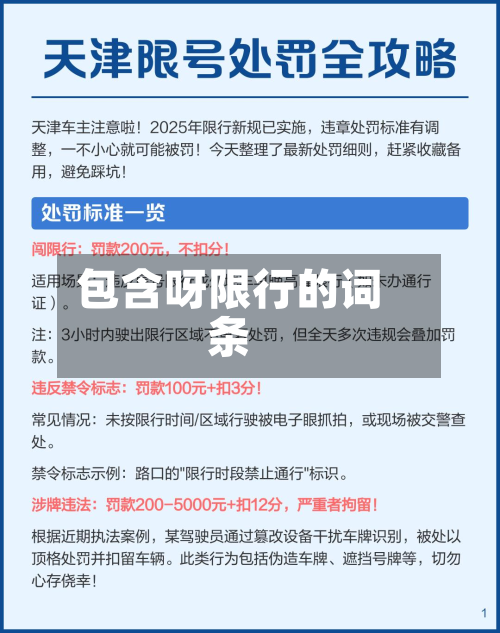 包含呀限行的词条-第2张图片