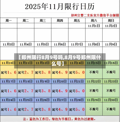 【郑州限行8月9号吗,8月9号郑州限什么号】-第2张图片