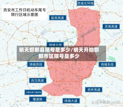 明天邯郸县限号是多少/明天开始邯郸市区限号是多少