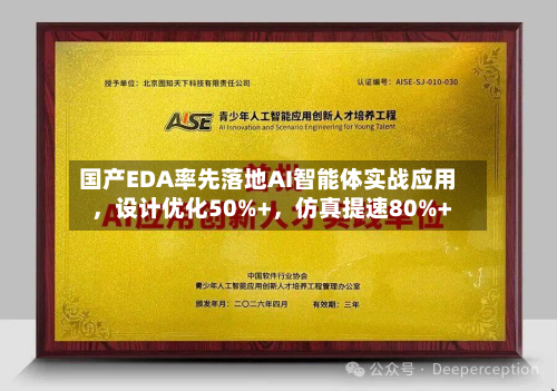国产EDA率先落地AI智能体实战应用，设计优化50%+，仿真提速80%+