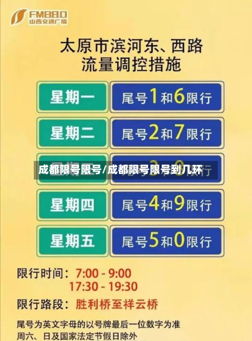 成都限号限号/成都限号限号到几环-第2张图片