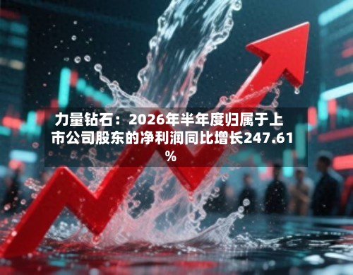 力量钻石：2026年半年度归属于上市公司股东的净利润同比增长247.61%-第2张图片
