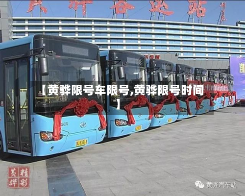 【黄骅限号车限号,黄骅限号时间】-第3张图片