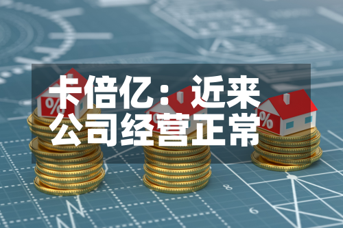 卡倍亿：近来公司经营正常