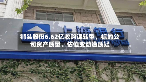 狮头股份6.62亿收购谋转型，标的公司资产质量	、估值变动遭质疑-第2张图片
