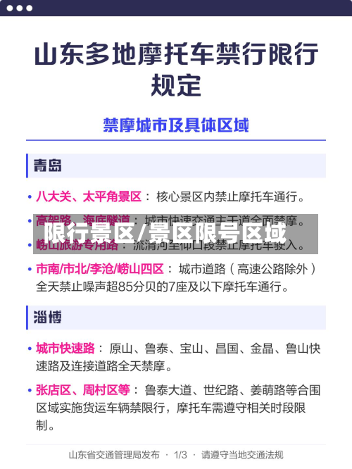 限行景区/景区限号区域
