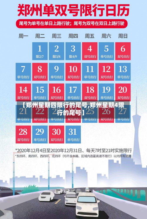 【郑州星期四限行的尾号,郑州星期4限行的尾号】-第2张图片