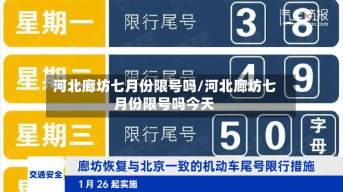 河北廊坊七月份限号吗/河北廊坊七月份限号吗今天