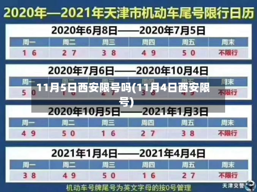 11月5日西安限号吗(11月4日西安限号)