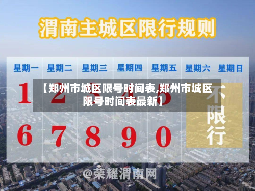 【郑州市城区限号时间表,郑州市城区限号时间表最新】-第3张图片