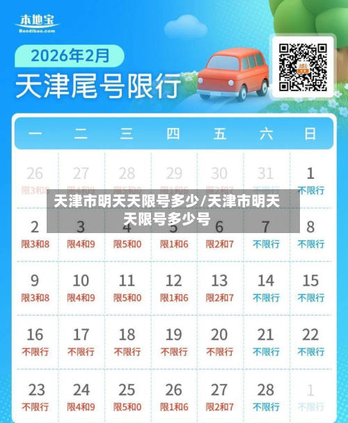 天津市明天天限号多少/天津市明天天限号多少号
