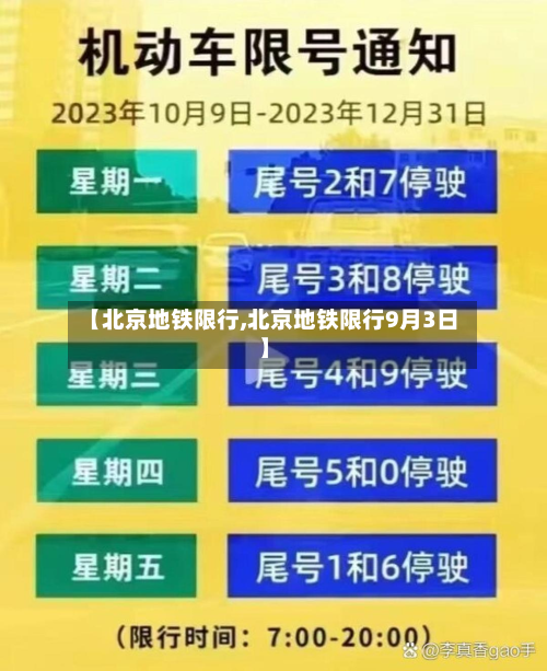 【北京地铁限行,北京地铁限行9月3日】-第3张图片