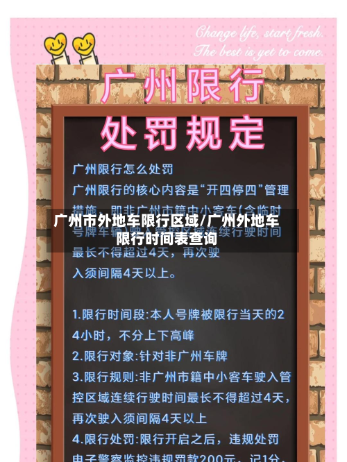 广州市外地车限行区域/广州外地车限行时间表查询
