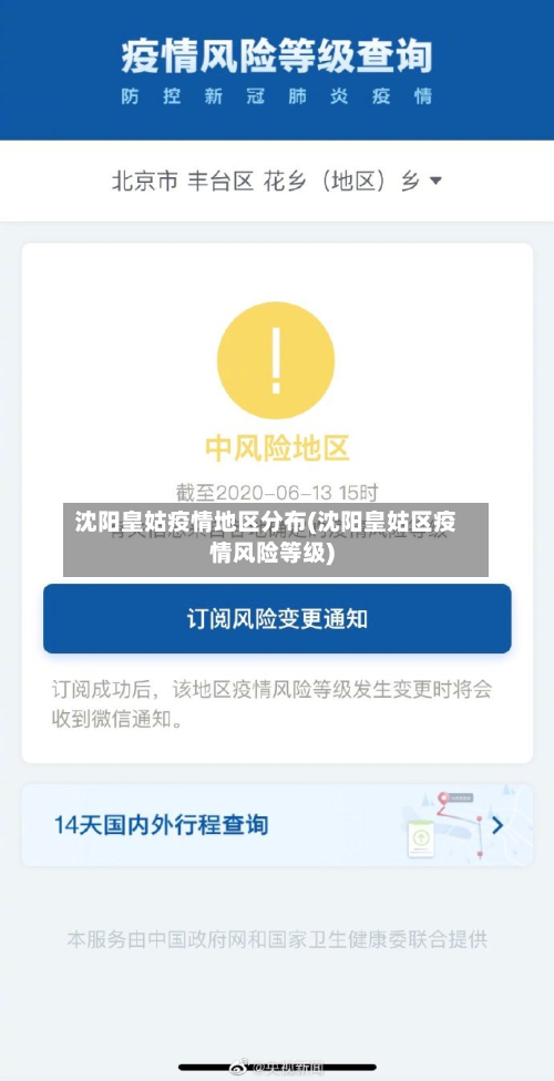 沈阳皇姑疫情地区分布(沈阳皇姑区疫情风险等级)