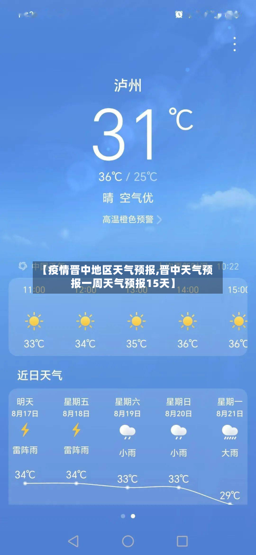 【疫情晋中地区天气预报,晋中天气预报一周天气预报15天】