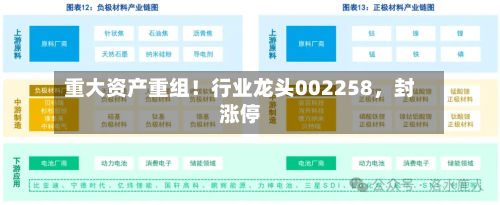 重大资产重组！行业龙头002258，封涨停