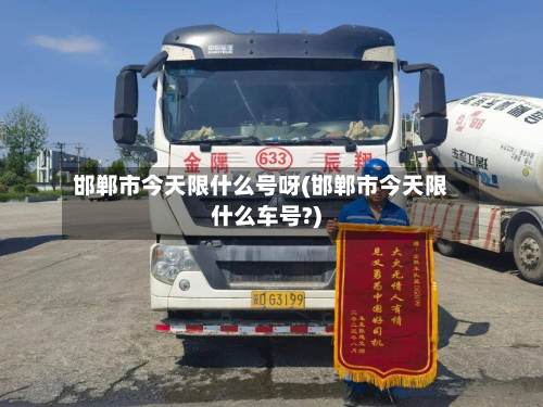 邯郸市今天限什么号呀(邯郸市今天限什么车号?)-第3张图片