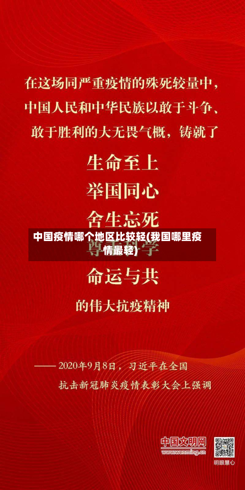 中国疫情哪个地区比较轻(我国哪里疫情最轻)
