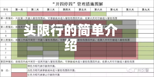 头限行的简单介绍-第2张图片