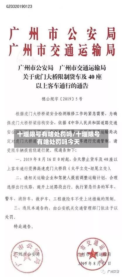 十堰限号有啥处罚吗/十堰限号有啥处罚吗今天-第3张图片