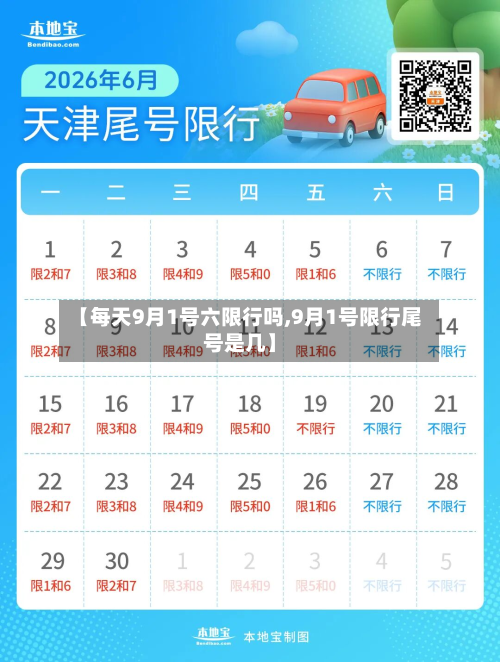 【每天9月1号六限行吗,9月1号限行尾号是几】