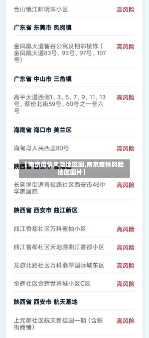 【南京疫情风险地区图,南京疫情风险地区图片】-第3张图片