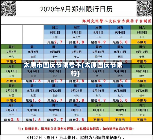 太原市国庆节限号不(太原国庆节限行)-第2张图片