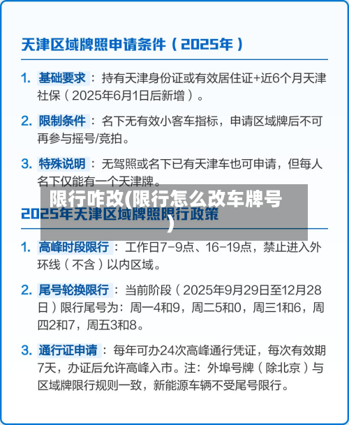 限行咋改(限行怎么改车牌号)-第2张图片