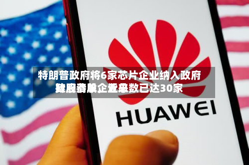 特朗普政府将6家芯片企业纳入政府持股清单，近来政府参股企业总数已达30家-第3张图片
