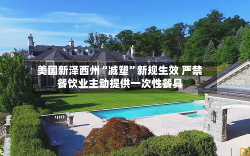 美国新泽西州“减塑	”新规生效 严禁餐饮业主动提供一次性餐具-第3张图片