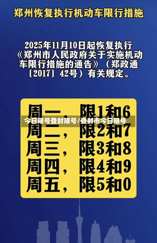 今日限号登封限号/登封市今日限号-第2张图片