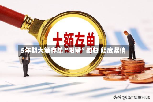 5年期大额存单“限量”回归 额度紧俏-第2张图片