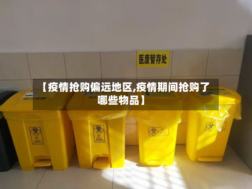 【疫情抢购偏远地区,疫情期间抢购了哪些物品】-第3张图片