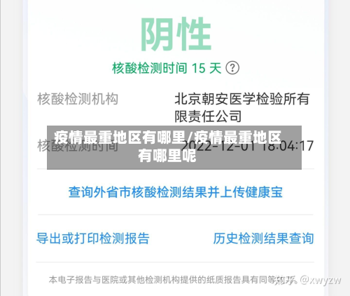 疫情最重地区有哪里/疫情最重地区有哪里呢-第2张图片